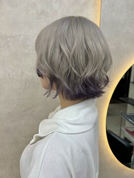 ルノン シェリー(LUNON cheliy) 暗めカラーグランマッシュデザインカラーフェイスフレーミング