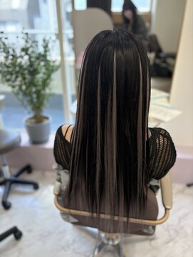 ガルボヘアー 心斎橋店(garbohair) 心斎橋×プルエクステ×メッシュ×ハイライト
