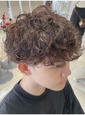 メンズニュアンスふんわりパーマ！