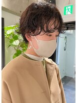 ヨーク(YOKE)&nbsp;ショートパーマ前髪顔まわりレイヤーボブ20代30代40代