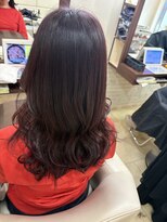 アズーラ 経堂(AZURA)&nbsp;ブリーチなし＋透明感ワインレッド