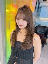 ロンドルーチェ 心斎橋(Lond luce)&nbsp;ダークアッシュ/ミディアムレイヤーカット［髪質改善/縮毛矯正］