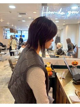 ヘアーブレイス(hair brace) 千葉駅/着物ヘア/大人ガーリー/ダークアッシュ/似合わせカット