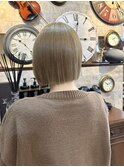 【四条烏丸】タッセルボブ×ベージュ