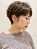ピークアブー 原宿ハラカド(PEEK-A-BOO) 耳かけコンパクトショート/好印象/絶壁解消/大人くせ毛/マッシュ