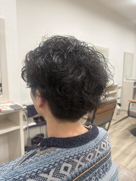 エルゴ 川崎西口(ergo) 刈り上げパーマスタイル