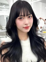 アマトウキョウ アユンチェ(AMA TOKYO×AYUNCHE) 前髪顔まわり韓国ヘアレイヤーカットサイドバンク2wayバンク韓国