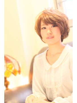 ナナナ パレナ 大津膳所店(nanana parena) 上品な柔らかさが魅力のナチュラルショートボブ【nananaparena】