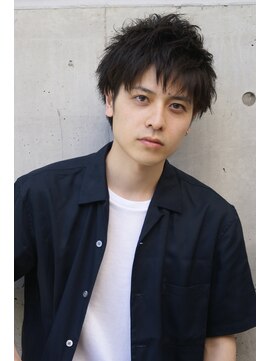 アクト(ACT) ブラックショート/ウェットスタイル/似合わせカット/