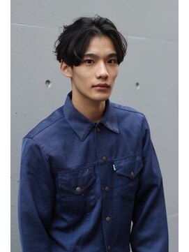 ブークル(boucle) 無造作ウェービーセンターパート