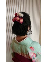 ピース(PEACE)&nbsp;ボブハーフアレンジ