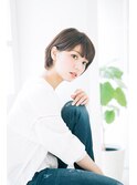 普段の手入れが楽なショートスタイル☆