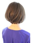 ３０代・４０代・５０代に人気シルエットが綺麗なボブスタイル
