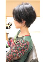 ネイロ 錦糸町(NeiRo) オフィスヘアエアリーミディショートパーマ黒髪カタログ