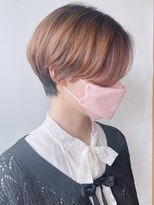 【morio 原宿】前下がりハンサムショート　ニュアンスパーマ宮本