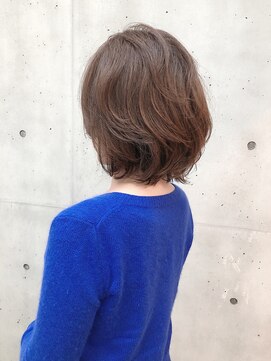 ナイン 田辺(nine) 髪質改善パーマ５０代大人ゆるふわミディアム