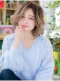 外国人風ハイライトAラインボブこなれヘアa志木10代20代30代