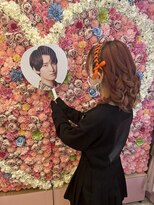 グルーヴ グルーヴ フェエリー(groove groove feerie)&nbsp;編みかけリボンのハーフアップのカワチの魔法！