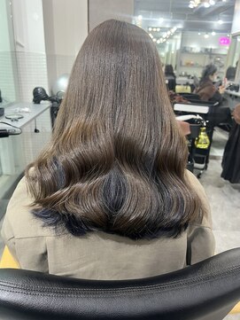 アソビセカンド 原宿(ASOBI 2nd) ベージュ+インナーカラー 20代/30代/インナーカラー