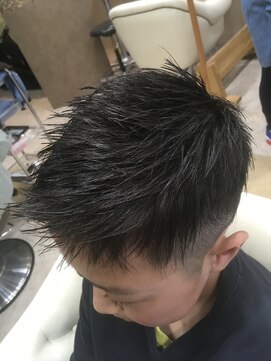 ヘアサロンアンドヘアメイクディー(hair salon hair make D) 仙台D  お子様CUT サイドフェード 刈り上げジェットstyle