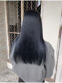 ブルーブラック&髪質改善