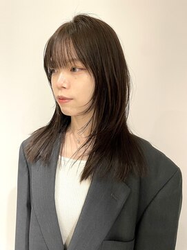 ソー 銀座(SAUT) レイヤーミディアム/マロンブラウンカラー/