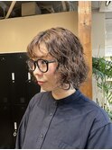くしゅくしゅボブパーマ