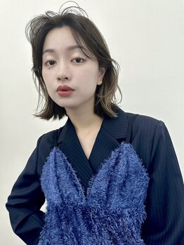 抜け感のあるボブ/小顔カット/大人ショートなら《ioe三宮》小顔魅せカットであなたの魅力を引き出します♪