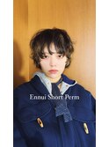 外国人風パーマ×アンニュイショートパーマ