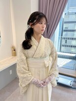 卒業式/袴着付け/袴ヘアセット/袴ヘアアレンジ/袴ヘア/
