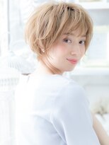 モッズヘア 越谷(mod's hair) 外国人風ハイトーンカラー小顔丸みショートc6越谷20代30代40代