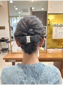 お呼ばれヘアセット