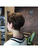 ダークグレージュ×マニッシュショート◆30代40代50代60代