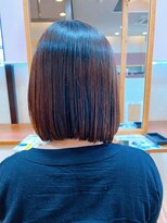 ヘアーブランドジン ティアラ(HAIR BRAND Jin Tiara)&nbsp;酸性ストレート×ボブ【松山美容室】