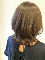 ワークス 下北沢(WORKS)&nbsp;小顔ミディアムくびれヘア20代30代40代☆大人かわいいミニウルフ