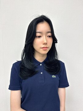 ザシェノンウメダ(THA CHAINON UMEDA) 心斎橋/着物ヘア/大人ガーリー/ダークアッシュ/似合わせカット