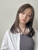 バイオレット 栄店(Violet) レイヤーカット×ナチュラルブラウンカラー ブリーチなしカラー