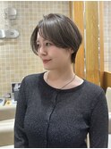 【清澄白河】大人ハンサムショートブリーチベージュ