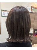 切りっぱなしボブ