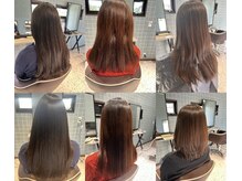 ワンバイアンジ(ONE by Angie)の雰囲気(縮毛矯正before after)