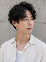 キュー(Cue_) 韓国風ナチュラルマッシュシャドウパーマクリームパーマ