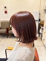 ネオリーブサイン 大森店(Neolive sign)&nbsp;チェリーブラウン×レイヤーボブ
