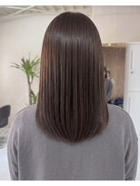 零秒女髪 千里丘店&nbsp;髪質改善で叶える上品な美艶セミロング艶髪美髪髪質改善カラー