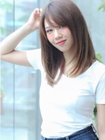 ジーナハーバー(JEANA HARBOR)&nbsp;【JEANA HARBOR 倉島 良彰】シースルーバング大人セミロング☆☆