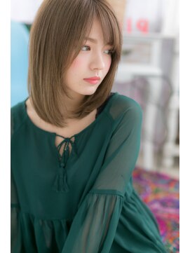 ヘアアンドビューティー ミック(Hair & Beauty miq) 色っぽさと透明感＊イイ女ミディa