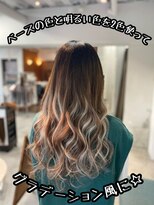 スタジオフツーロ バイ ビーヘアー(STUDIO FUTURO by BEhair) #グラデーション風#プルエクステ