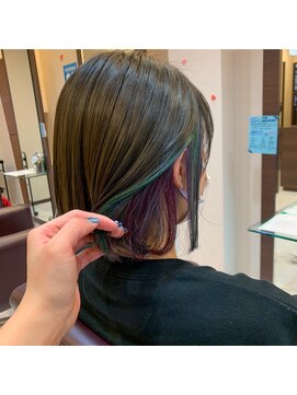 ルセ イノベーション 蓮田店(Ruse innovation) ボブインナーカラー