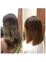 ヘアーグラン(Hair Gran.)&nbsp;縮毛矯正施術例