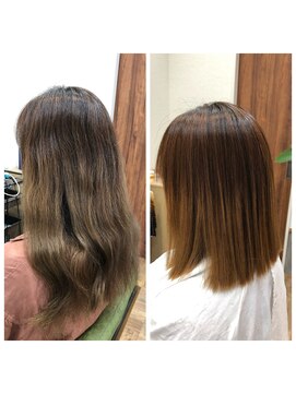 ヘアーグラン(Hair Gran.) 縮毛矯正施術例