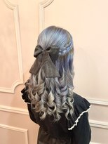 【ヘアセット】編み込みハーフアップ♪